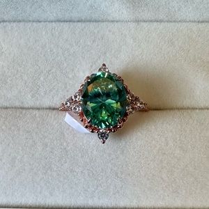 Lab Created Paraiba & Lab Created Diamond